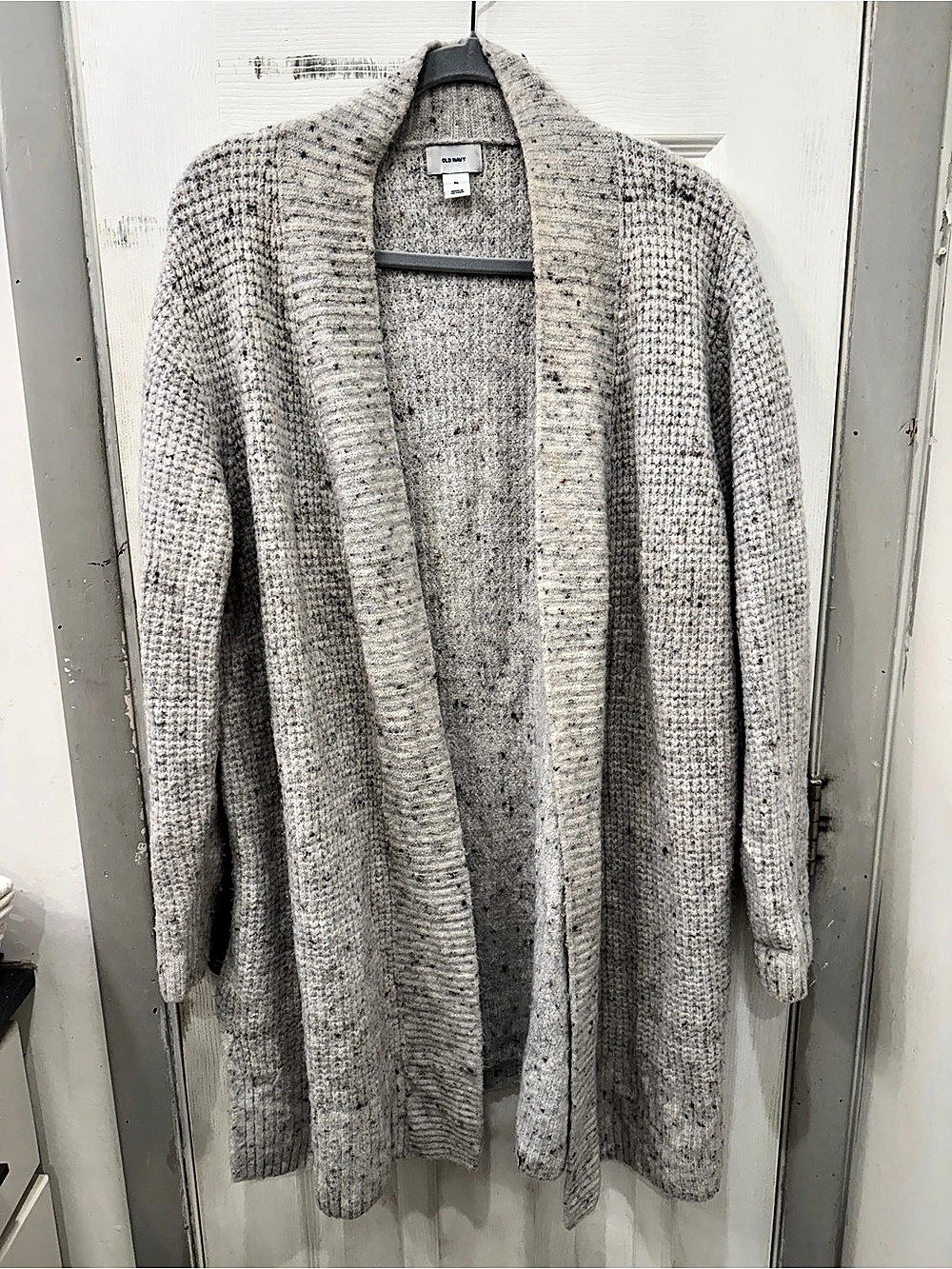 Old Navy Long Cardigan in Gray Size XL